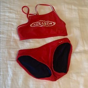 Reversible Lifeguard bikini